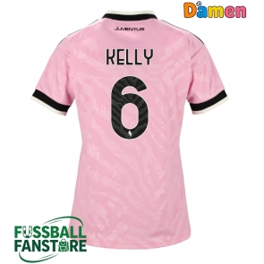 Juventus Lloyd Kelly #6 Replik Auswärtstrikot Damen 2026-27 Kurzarm